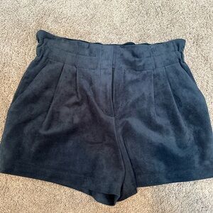 BCBGMaxazria Suede Paper Bag Shorts. Size XS.